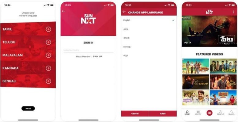 Sun Nxt Coupon Codes 2020 One Month Free Subscription