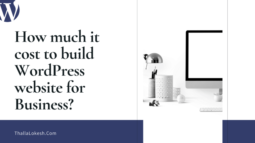 How much cost to build a simple WordPress website for small business