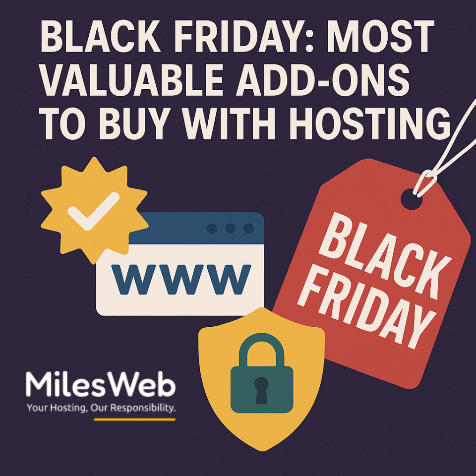 Black Friday hosting deals with top website add-ons for performance and security