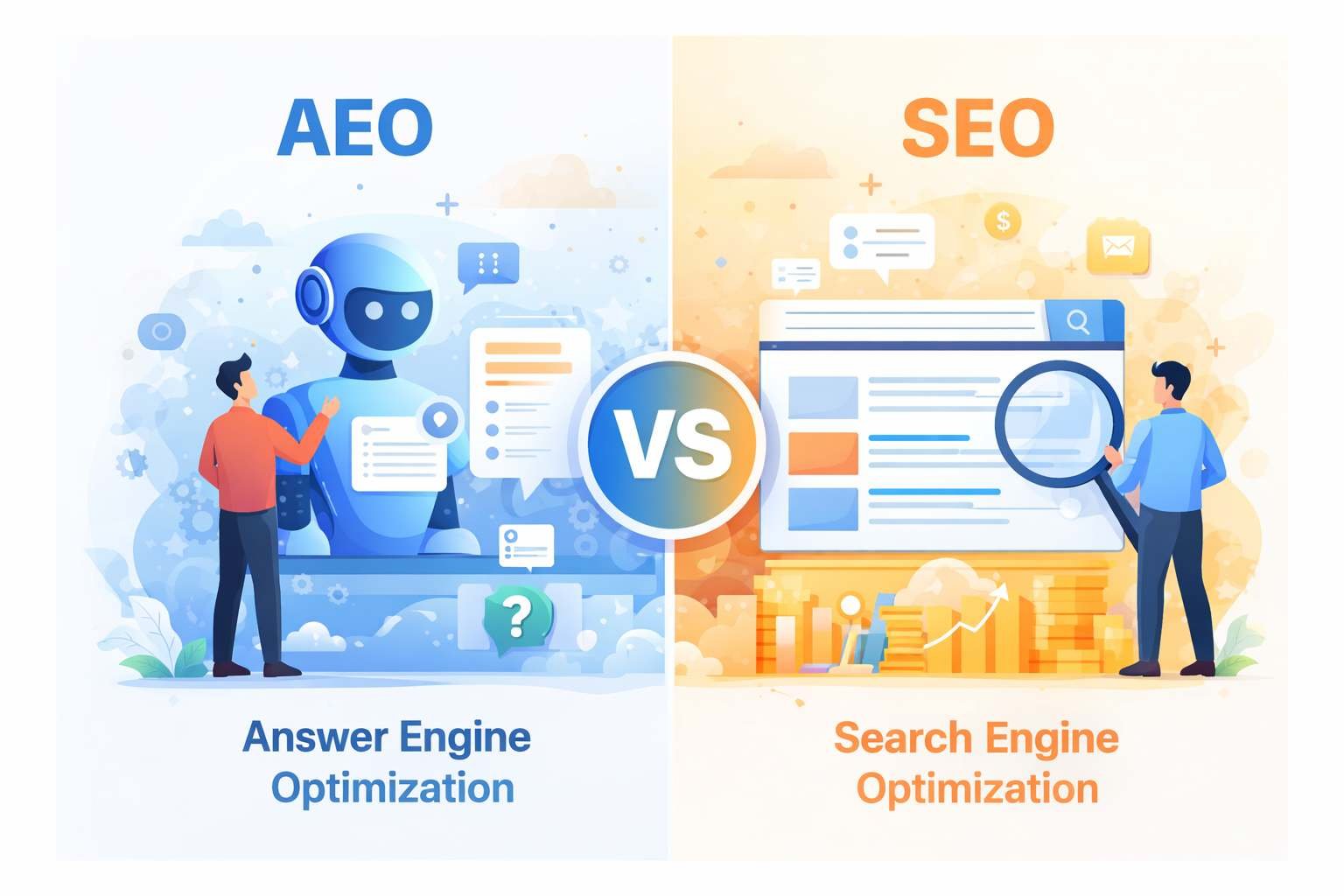 AEO vs SEO: What Really Matters for Search Visibility in 2026
