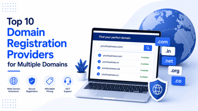 Top 10 Domain Registration Providers for Multiple Domains