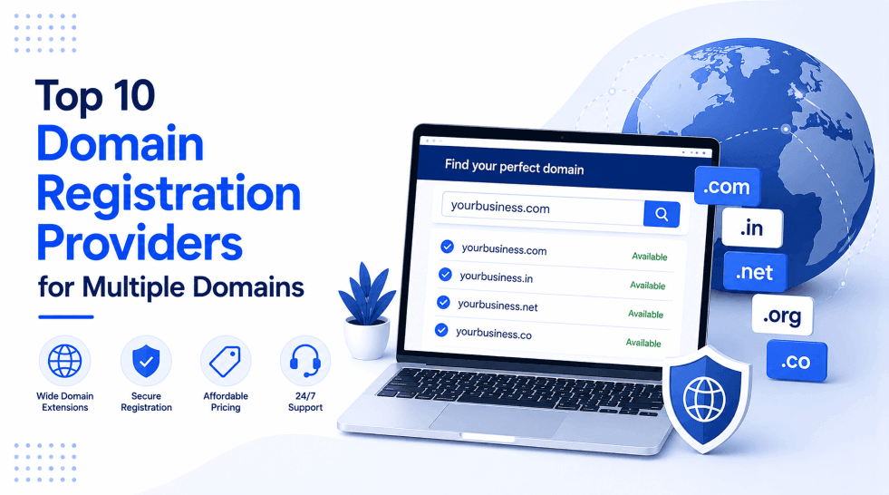 Top 10 Domain Registration Providers for Multiple Domains