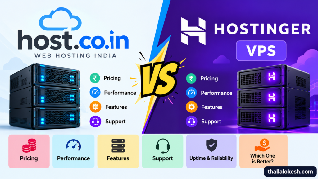 host.co.in vs Hostinger VPS hosting comparison